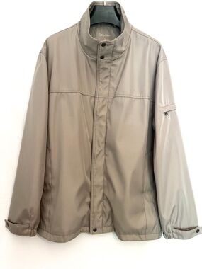Calvin Klein Men’s Windbreaker Jacket Khaki XL
